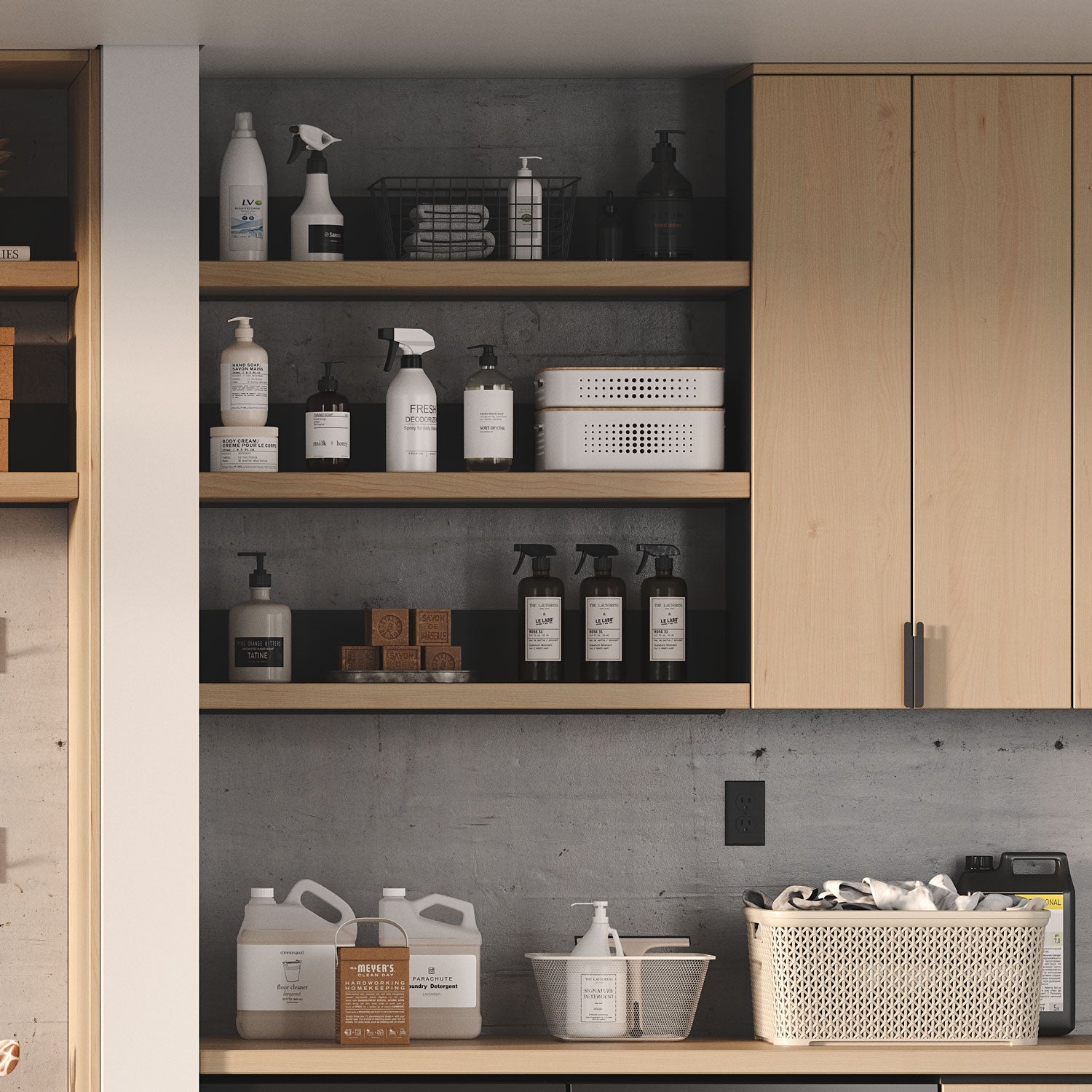 Skaksel Walnut Floating Shelf
