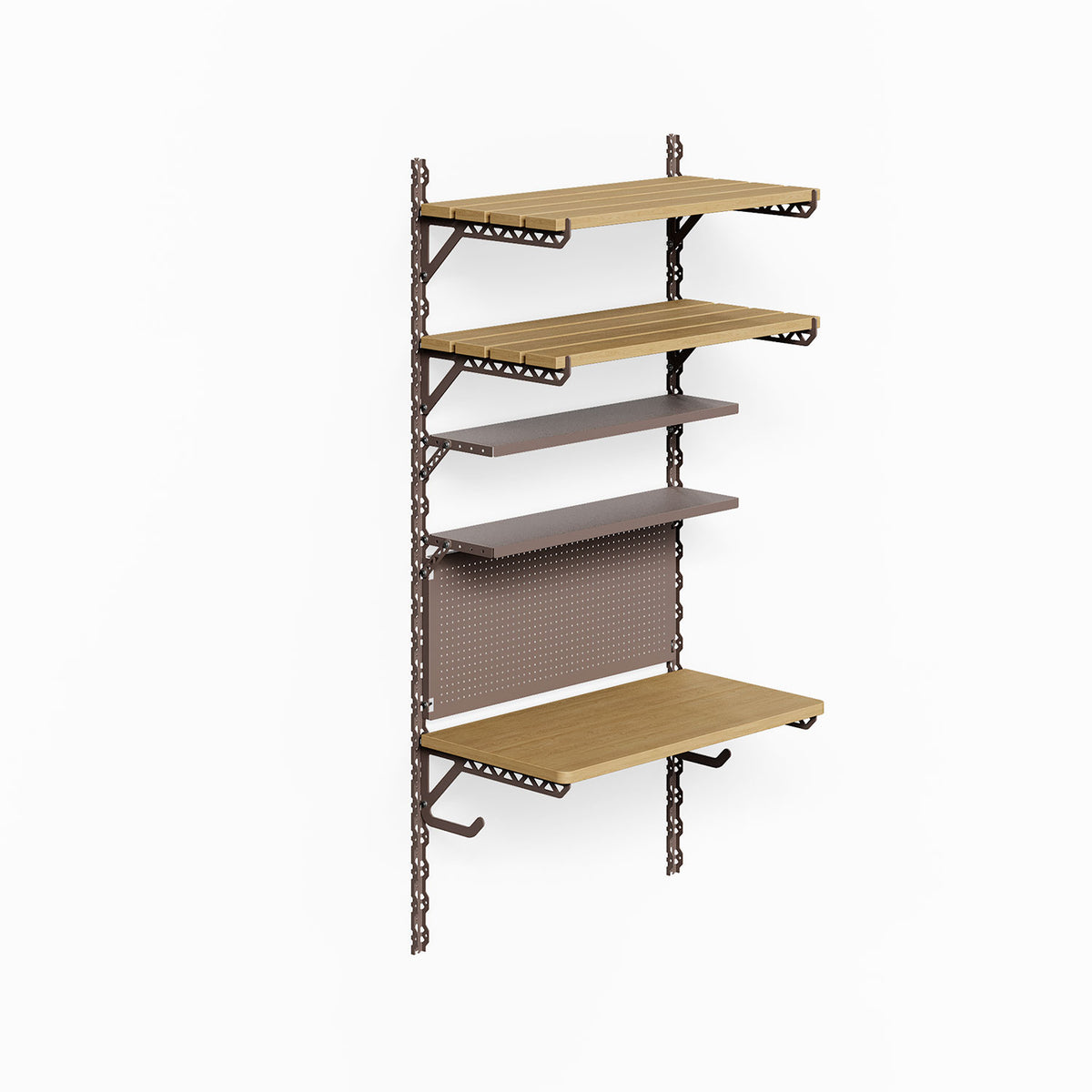 Studly Wall Storage Workbench & 2x6 Shelf System