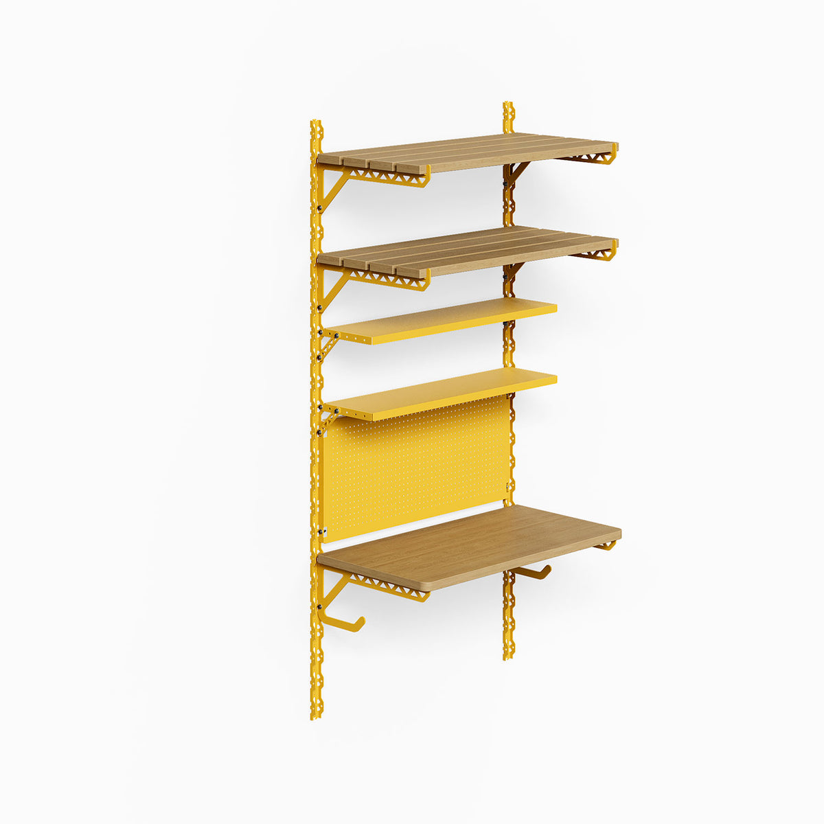 Studly Wall Storage Workbench & 2x6 Shelf System
