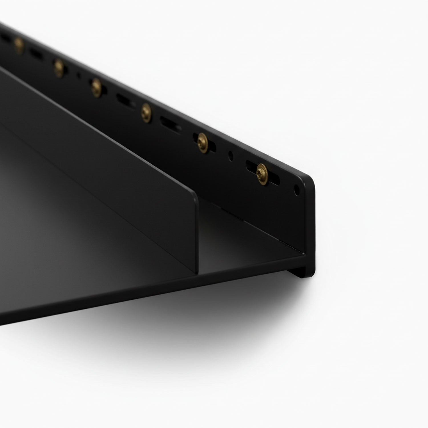 Tromso FM1 Steel Floating Shelf - B&W