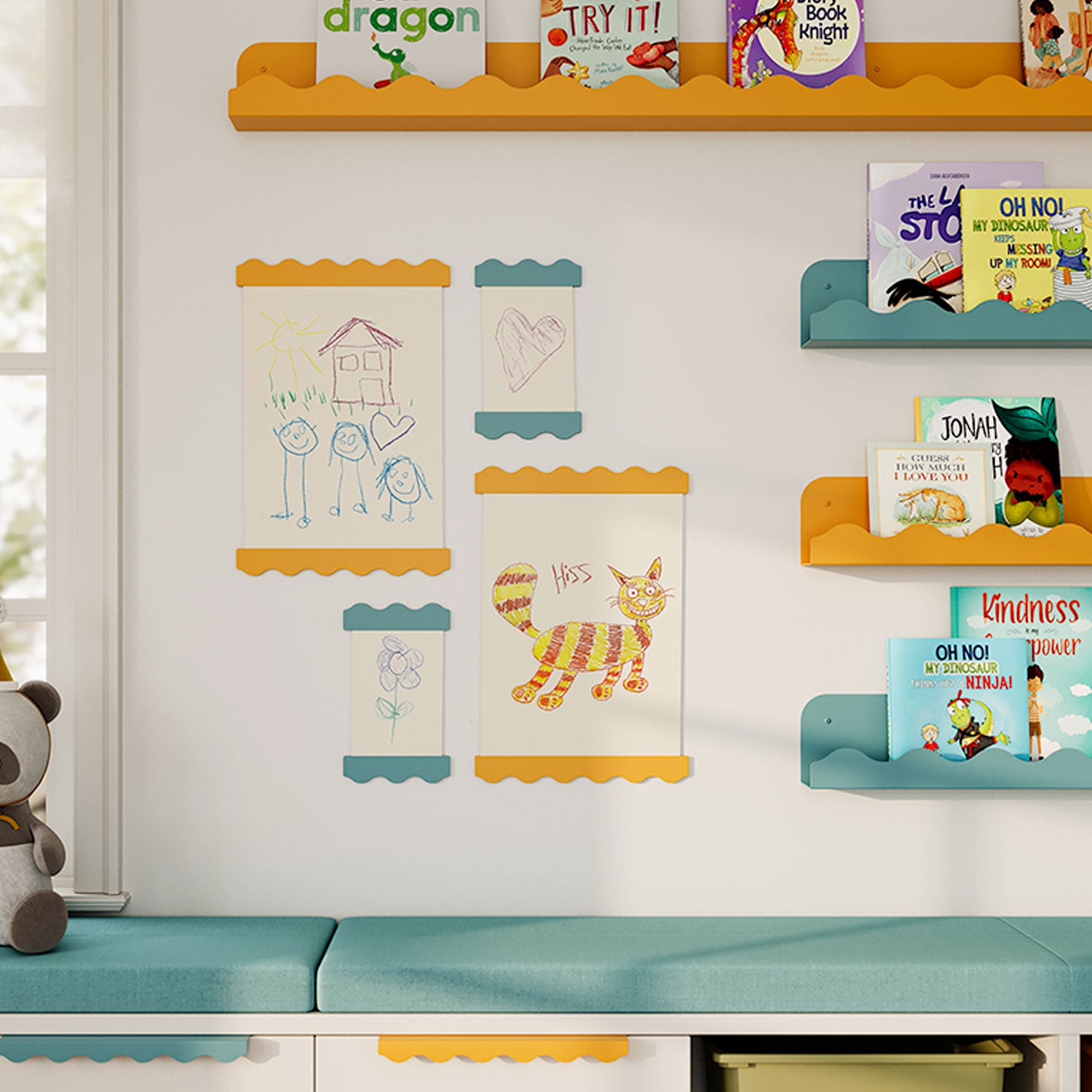 Wave Magnetic Print Hanging System