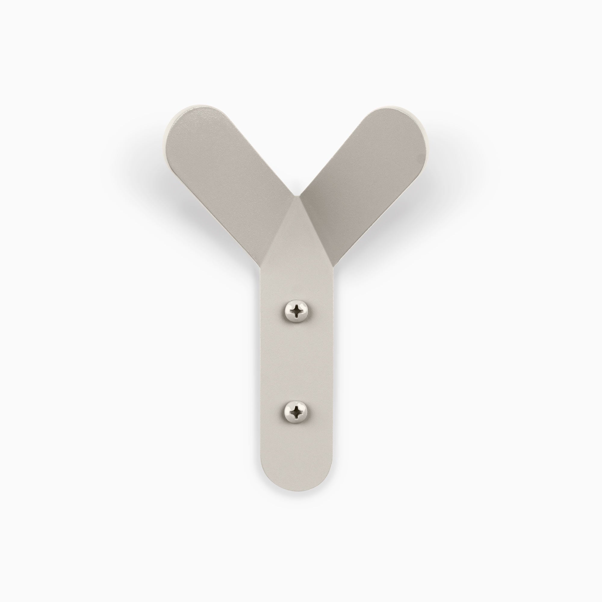 Why Not Wall Hook in arsenic matte steel with Y-shaped design for functional wall hooks and hangers by Shelfology