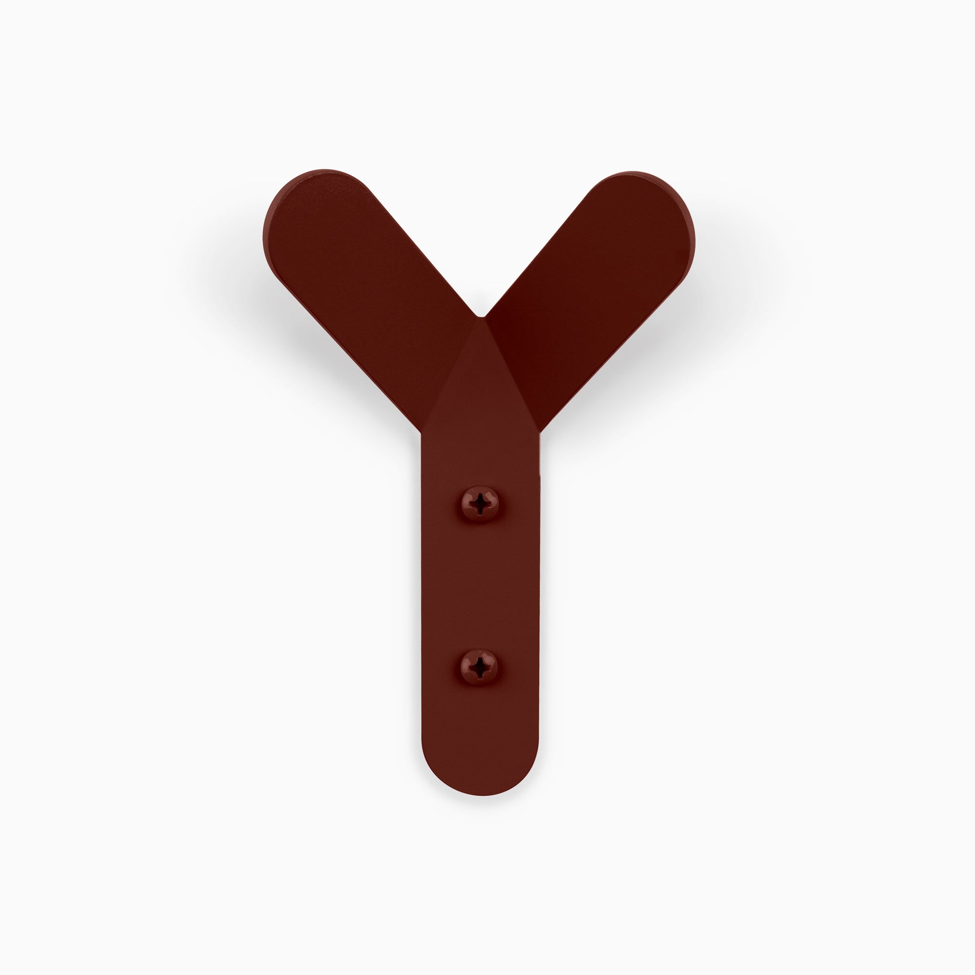Why Not Wall Hook in witchy rose steel with minimalist Y design for versatile wall hooks by Shelfology