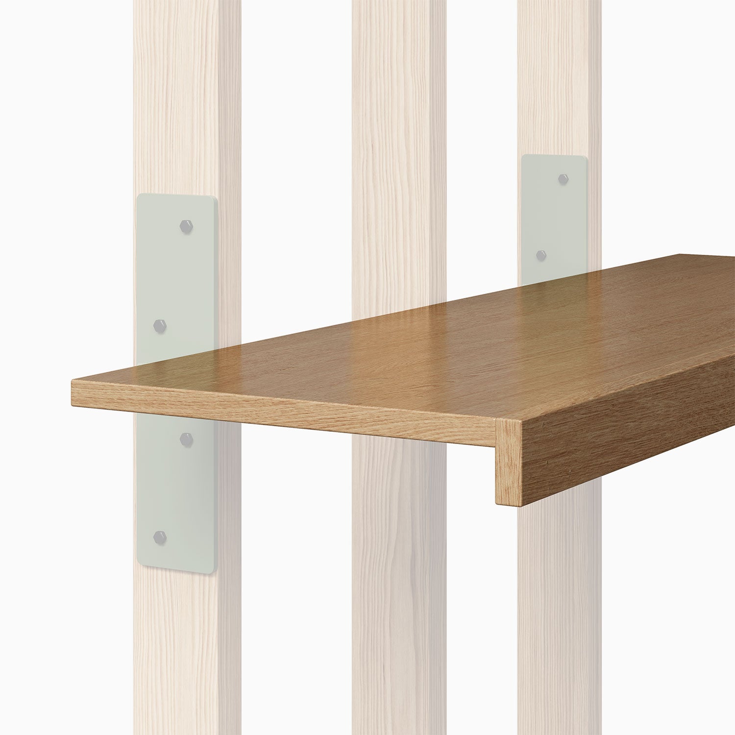 Yuri MD Floating Desk Bracket (Powder Coated)