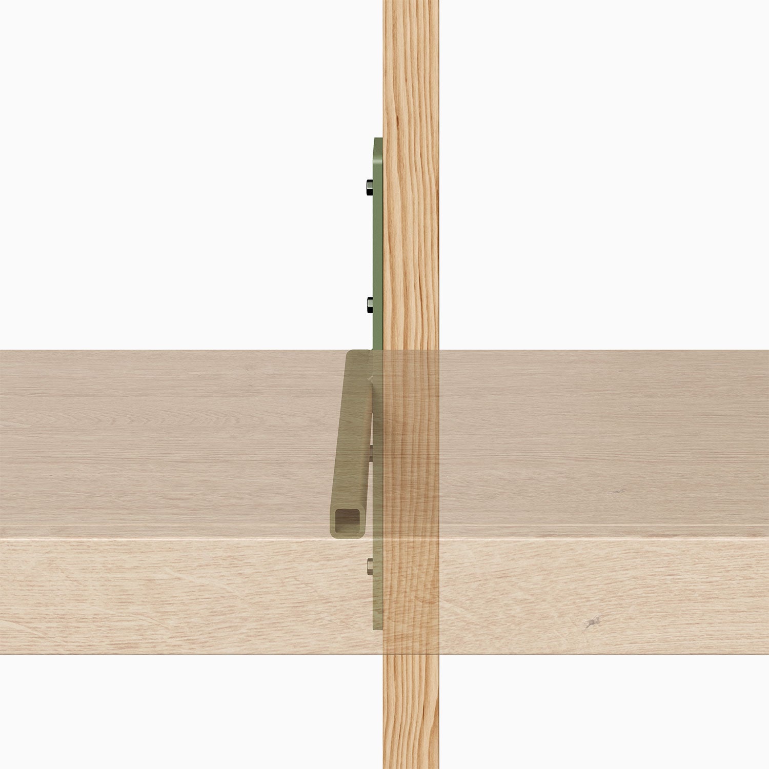 Yuri MD Floating Desk Bracket (Powder Coated)