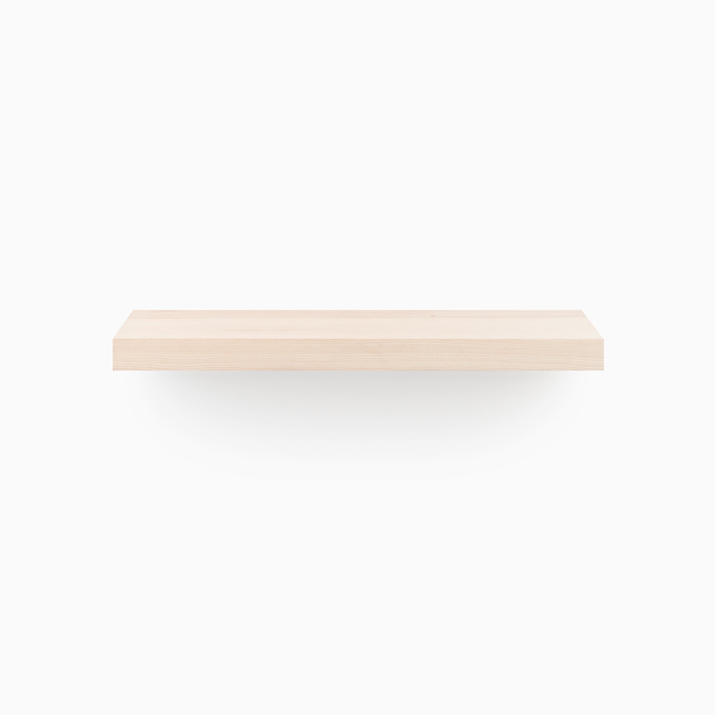 Aksel Unfinished Ash Floating Shelf