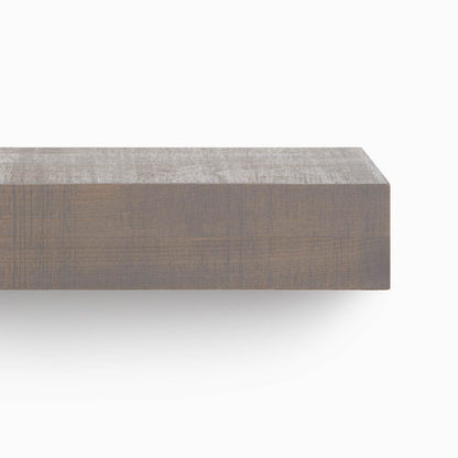 Glenn Hatch Grey Rustic Floating Mantel