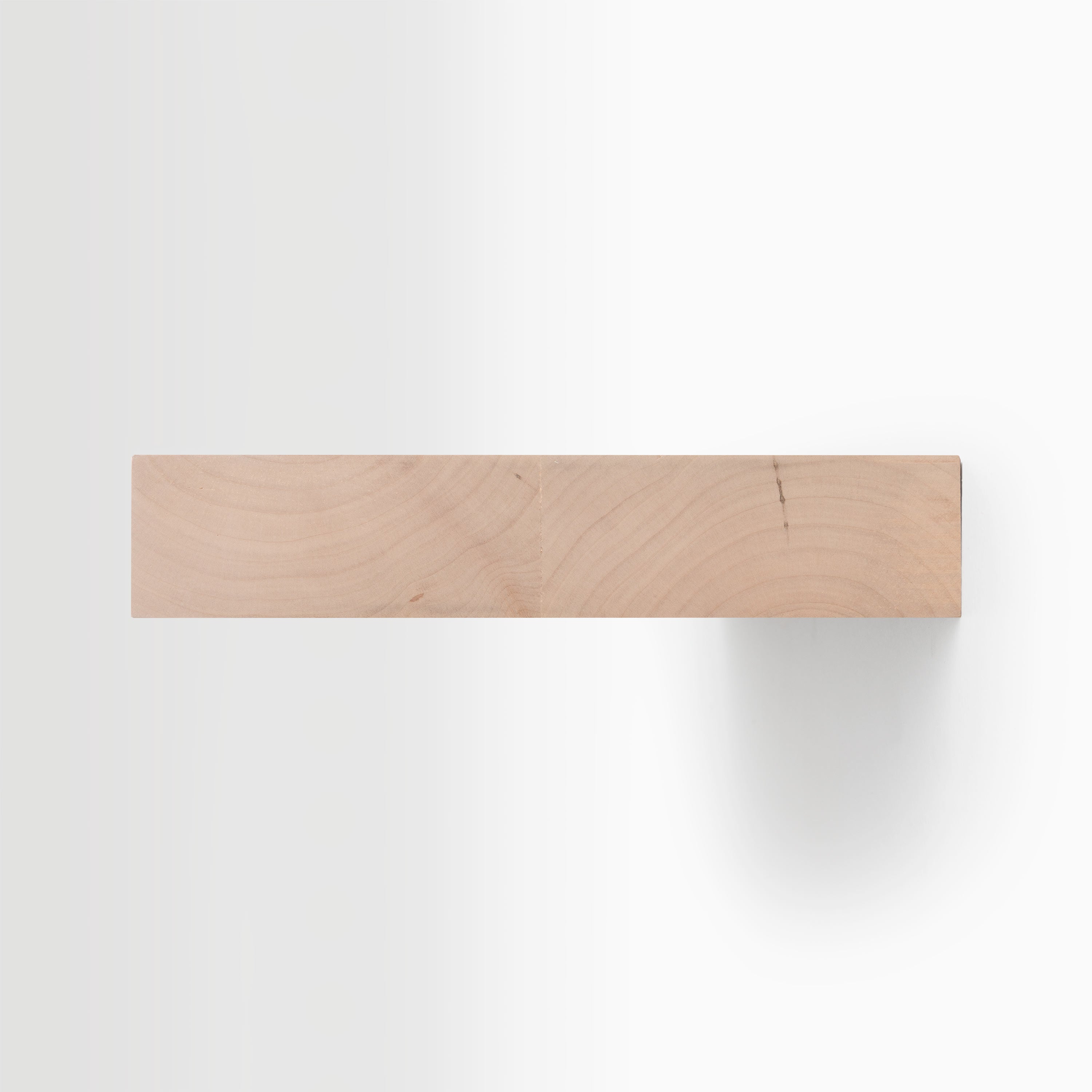 Aksel Unfinished Alder Floating Shelf