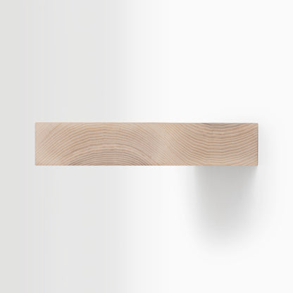 Aksel Unfinished Ash Floating Shelf