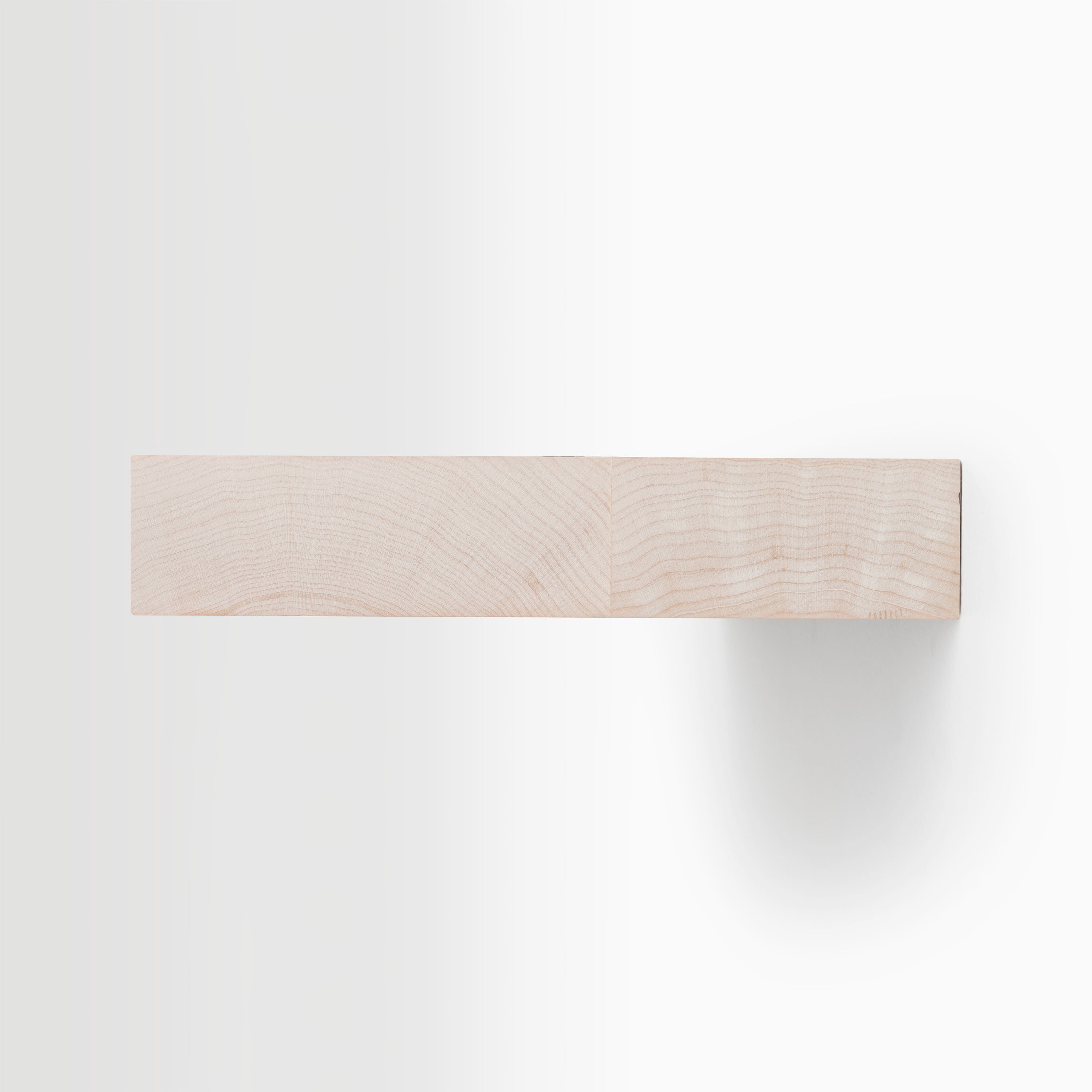 Aksel Unfinished Maple Floating Shelf