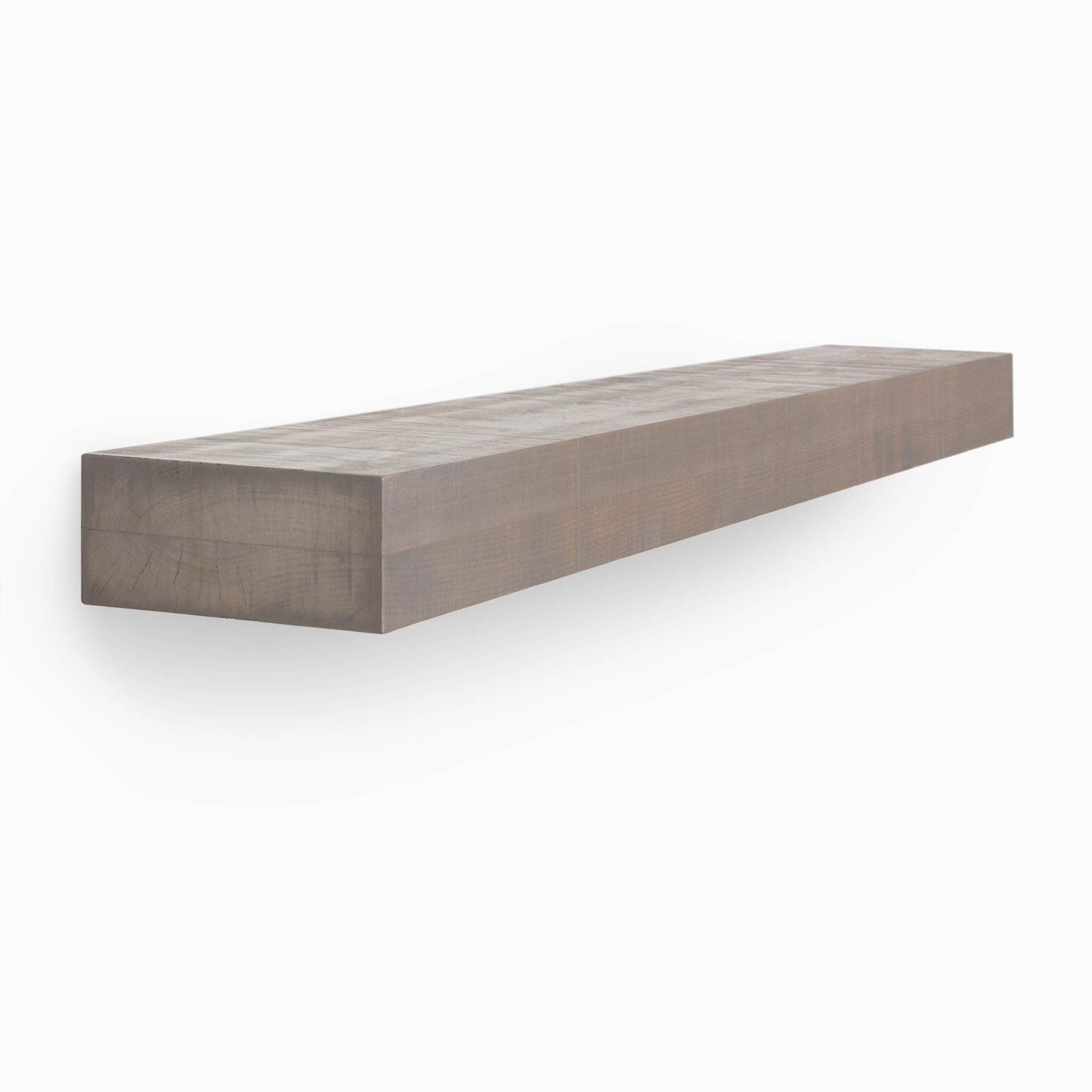 Glenn Hatch Grey Rustic Floating Mantel