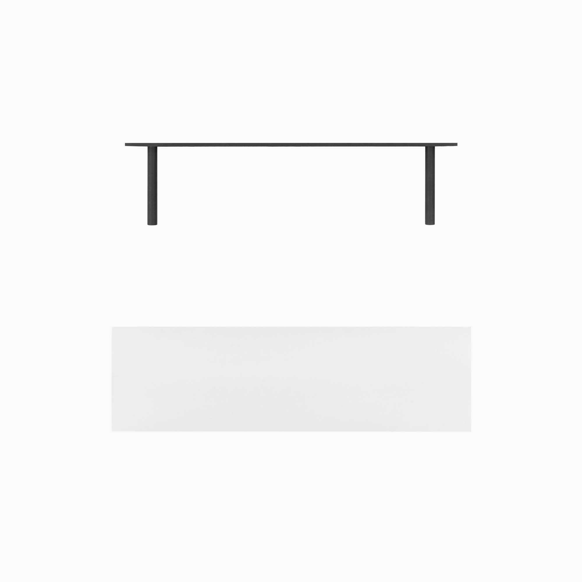 Aksel LED White Floating Shelf