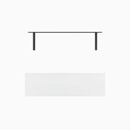 Aksel LED White Floating Shelf