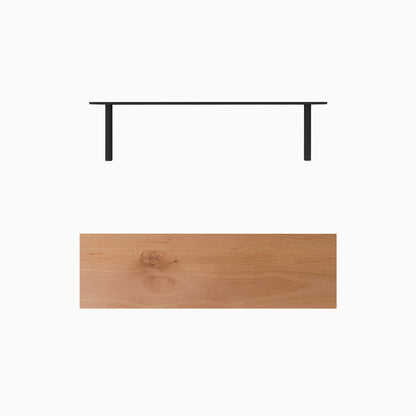 Aksel LED Alder Floating Shelf