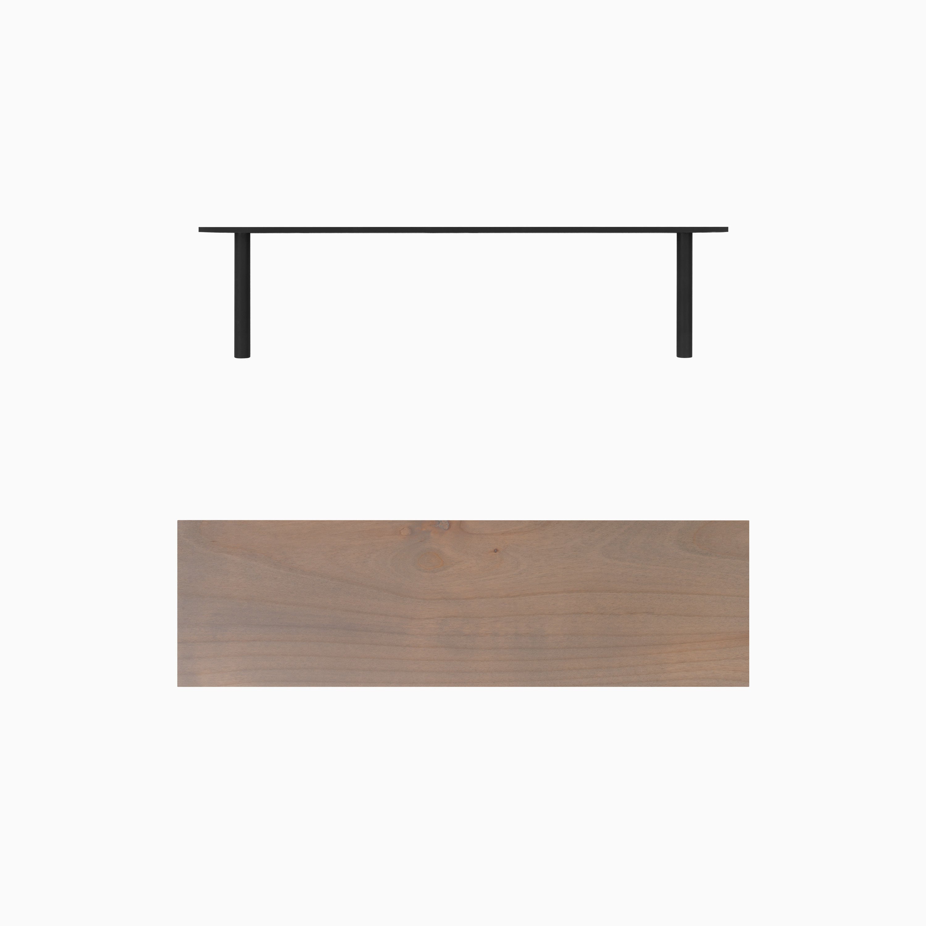 Aksel Hatch Grey Floating Shelf