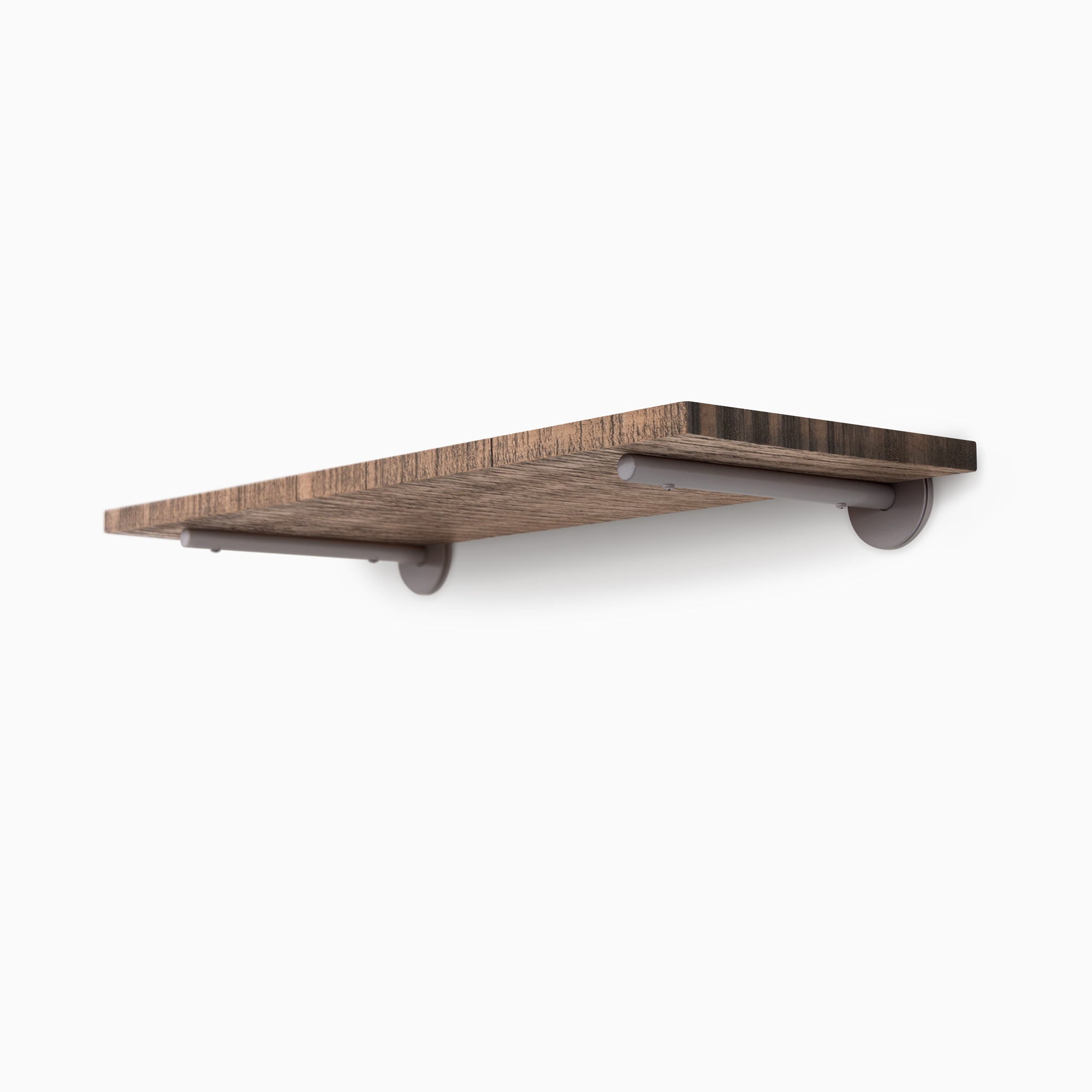 Roderick Nutmeg Rustic Wall Shelf