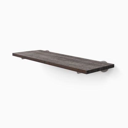 Roderick Espresso Rustic Wall Shelf