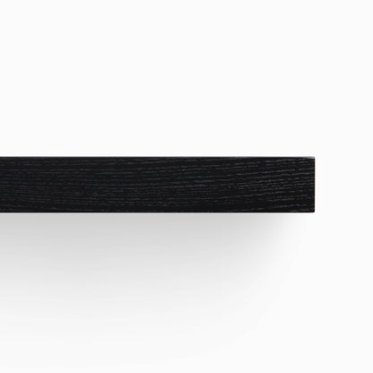 Aksel Black Ash Floating Shelf