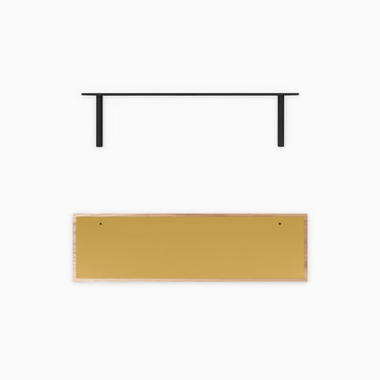 Aksel Inlay Ash Floating Shelf