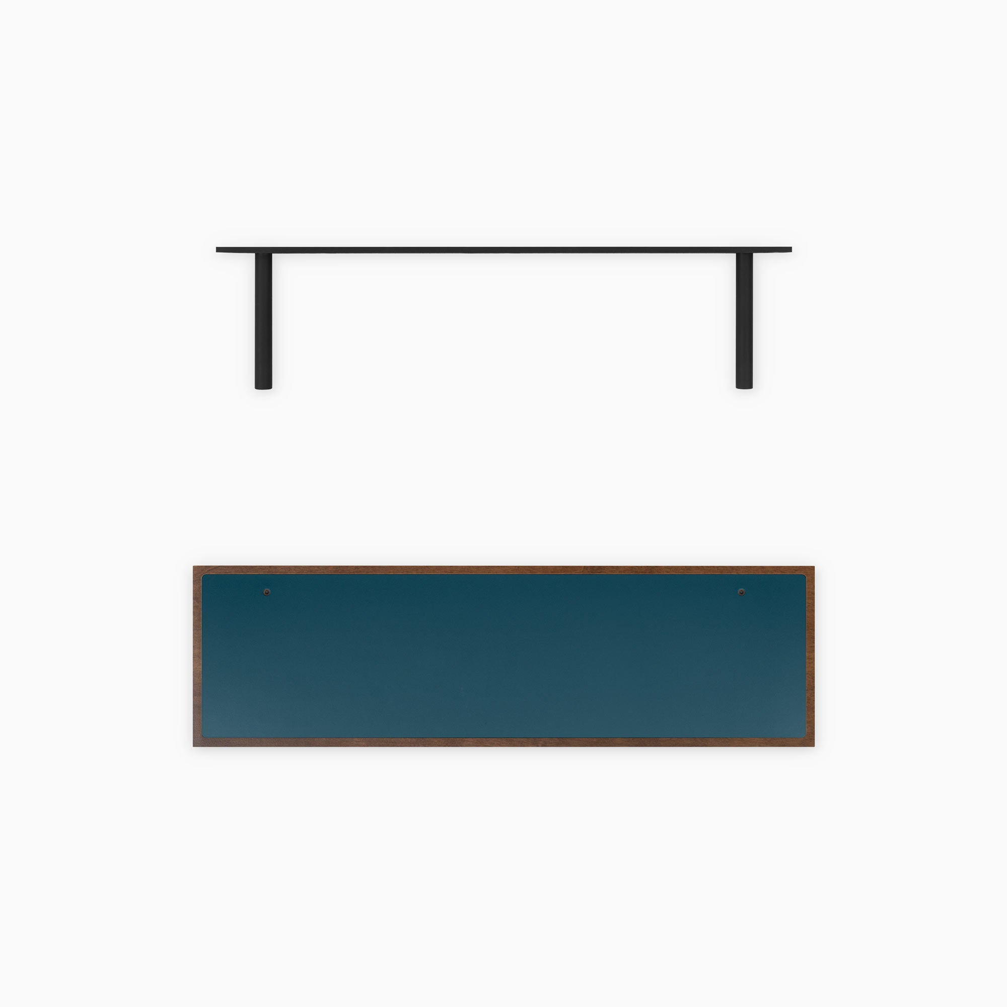 Aksel Inlay Espresso Floating Shelf