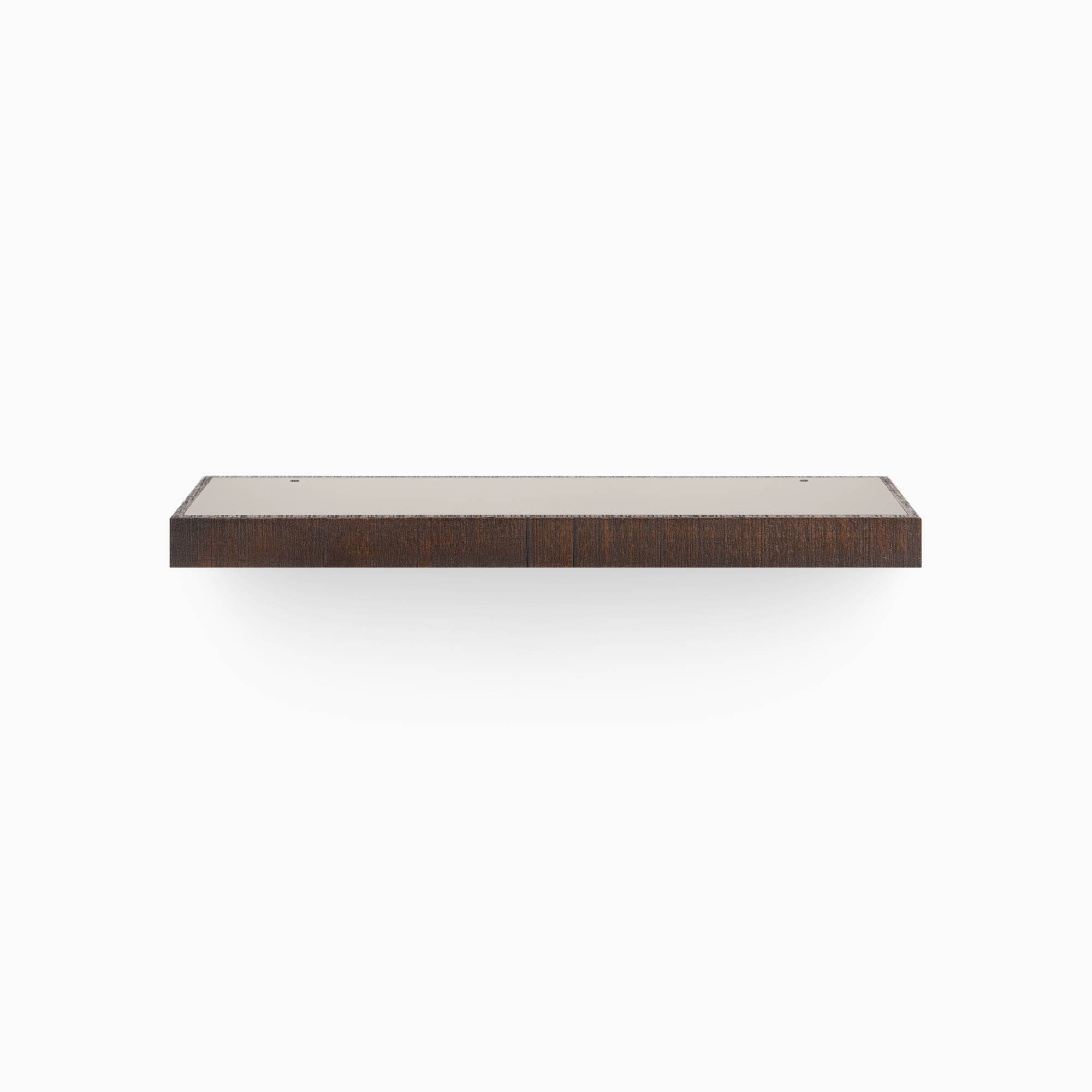 Aksel Inlay Espresso Rustic Floating Shelf