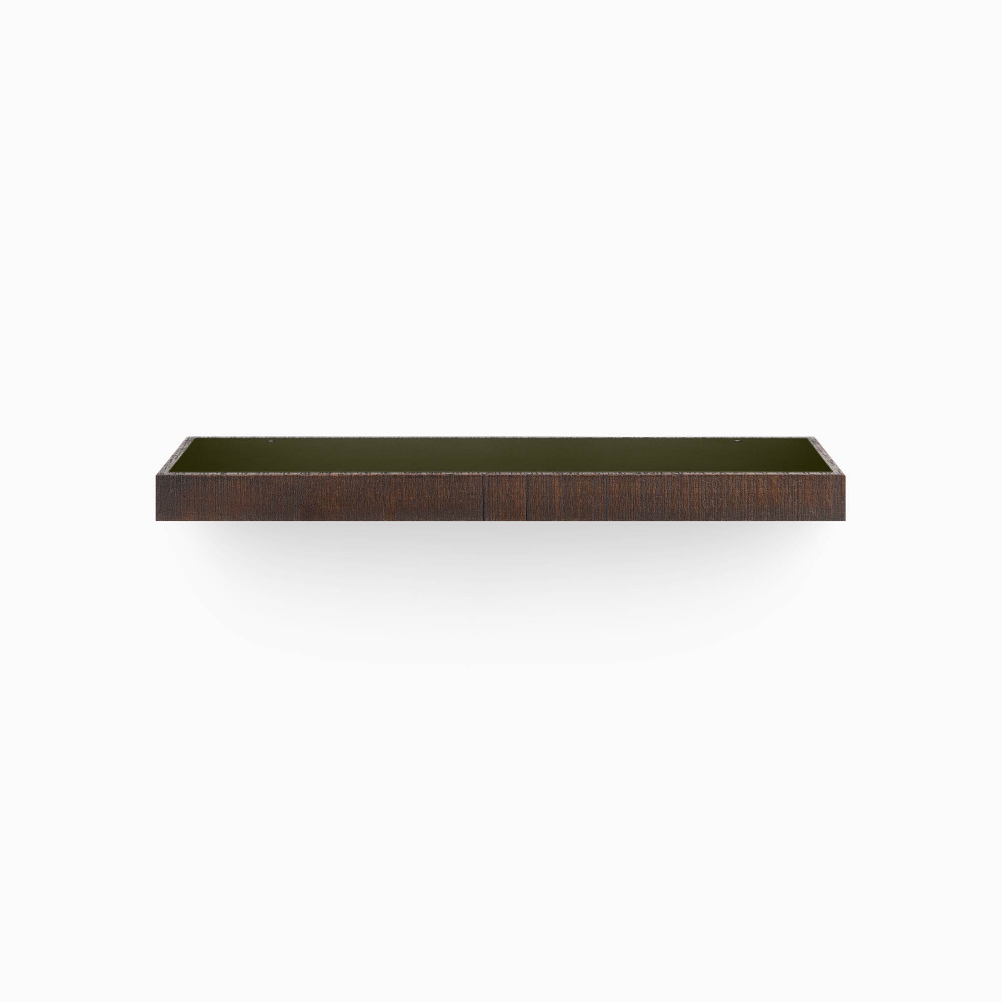 Aksel Inlay Espresso Rustic Floating Shelf