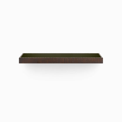 Aksel Inlay Espresso Rustic Floating Shelf