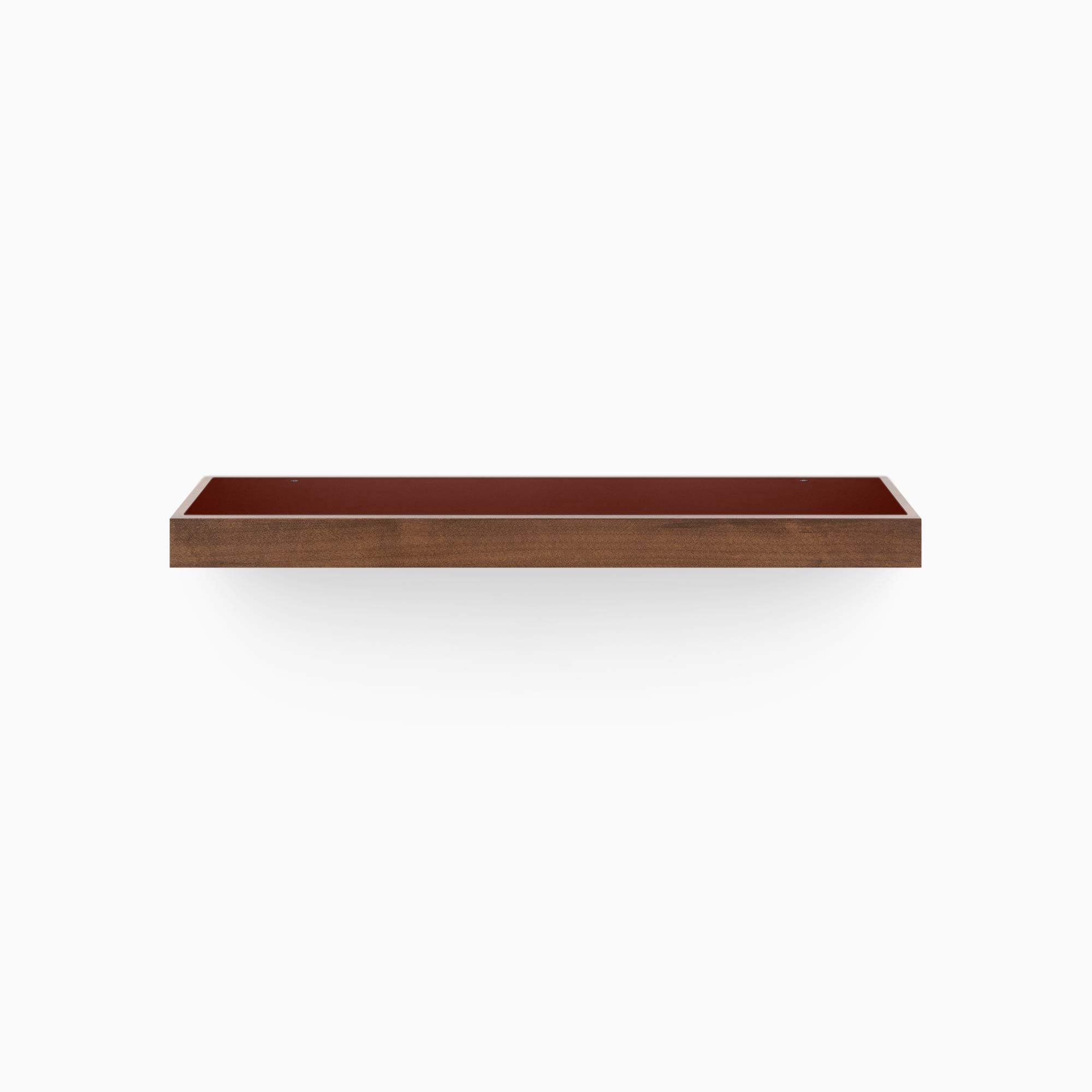 Aksel Inlay Espresso Floating Shelf