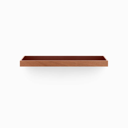 Aksel Inlay Mahogany Floating Shelf