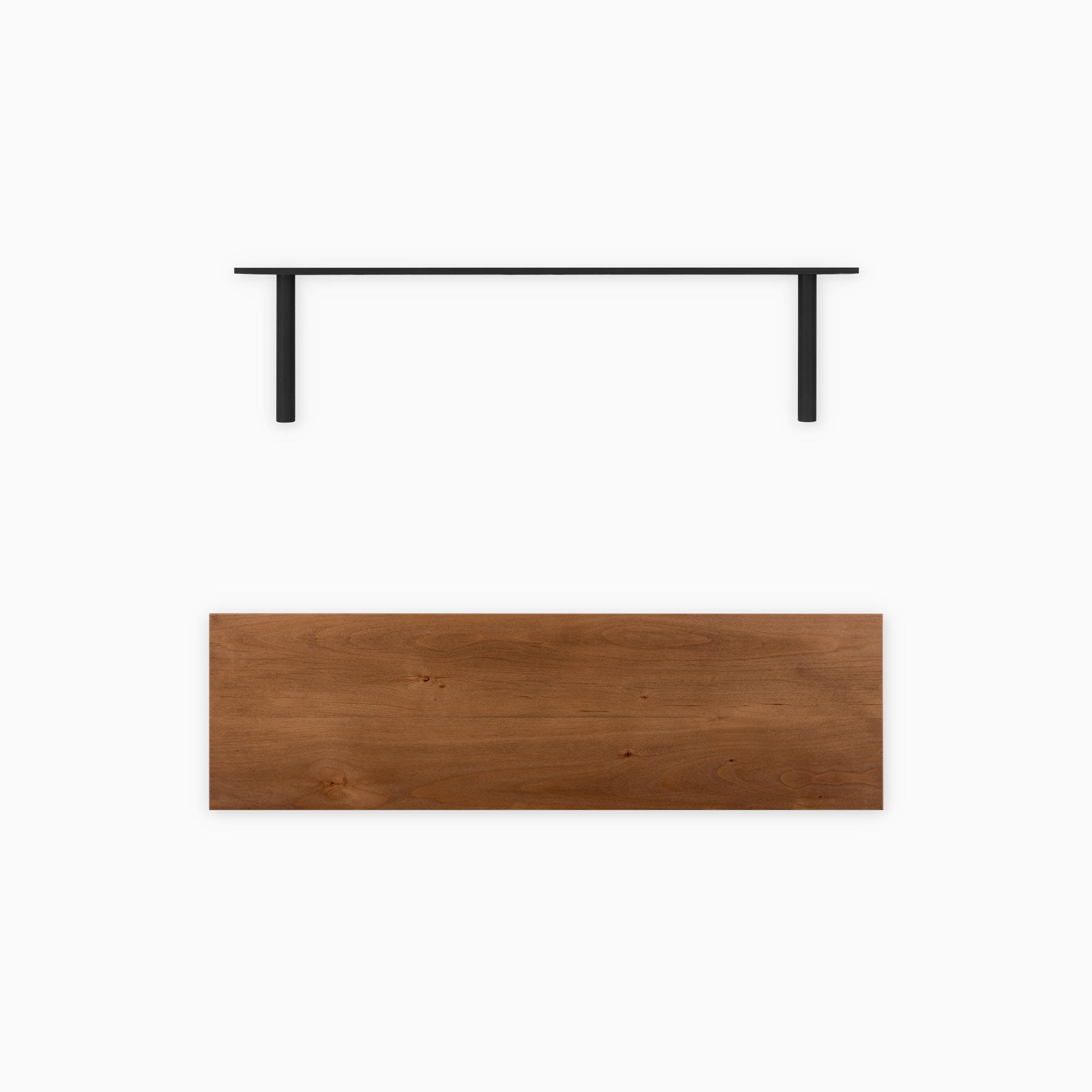 Aksel LED Nutmeg Floating Shelf