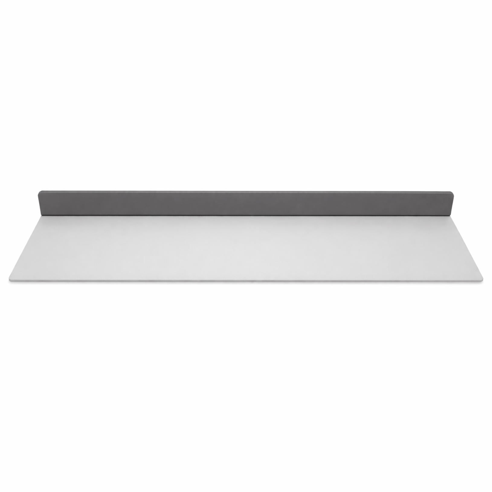Clearance — Beefy Bender FM1 — 48" length x 8" depth steel floating shelf bracket in matte dark finish for modern display