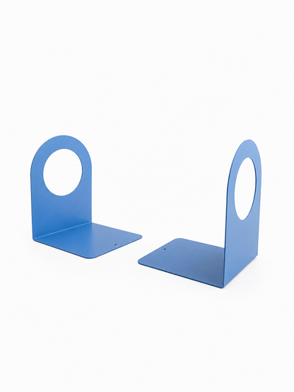 Geo Round Open Bookends (Set of Two) — 7" x 5" x 5 1/2" — Clearance