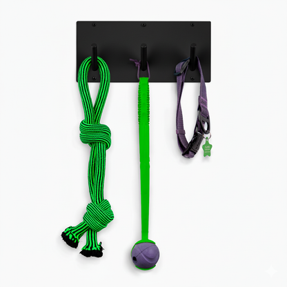 Peggy Square 3 Wall Hook - B&W