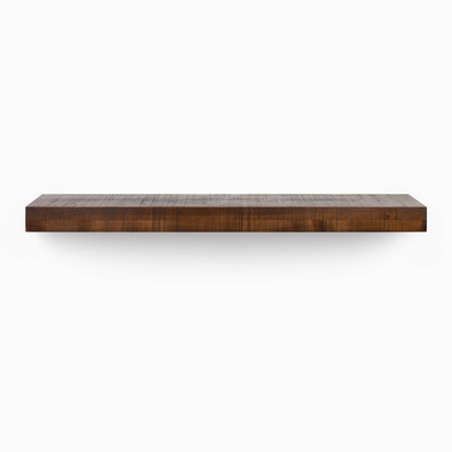 Glenn Espresso Rustic Floating Mantel