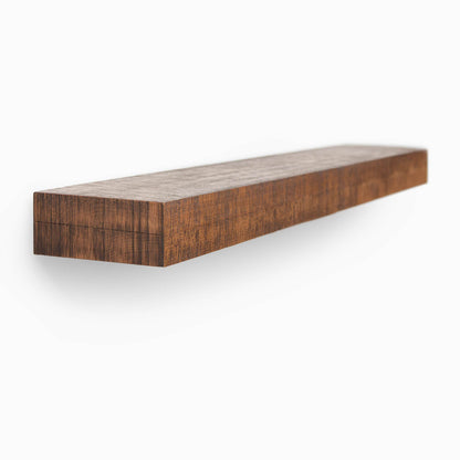 Glenn Nutmeg Rustic Floating Mantel