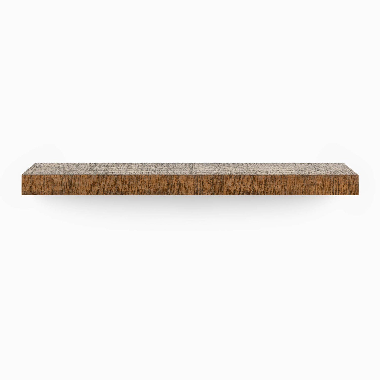 Glenn Nutmeg Rustic Floating Mantel