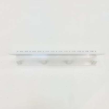 Tromso Steel Floating Shelf + Coat Rack — 24" length x 6" depth — Clearance