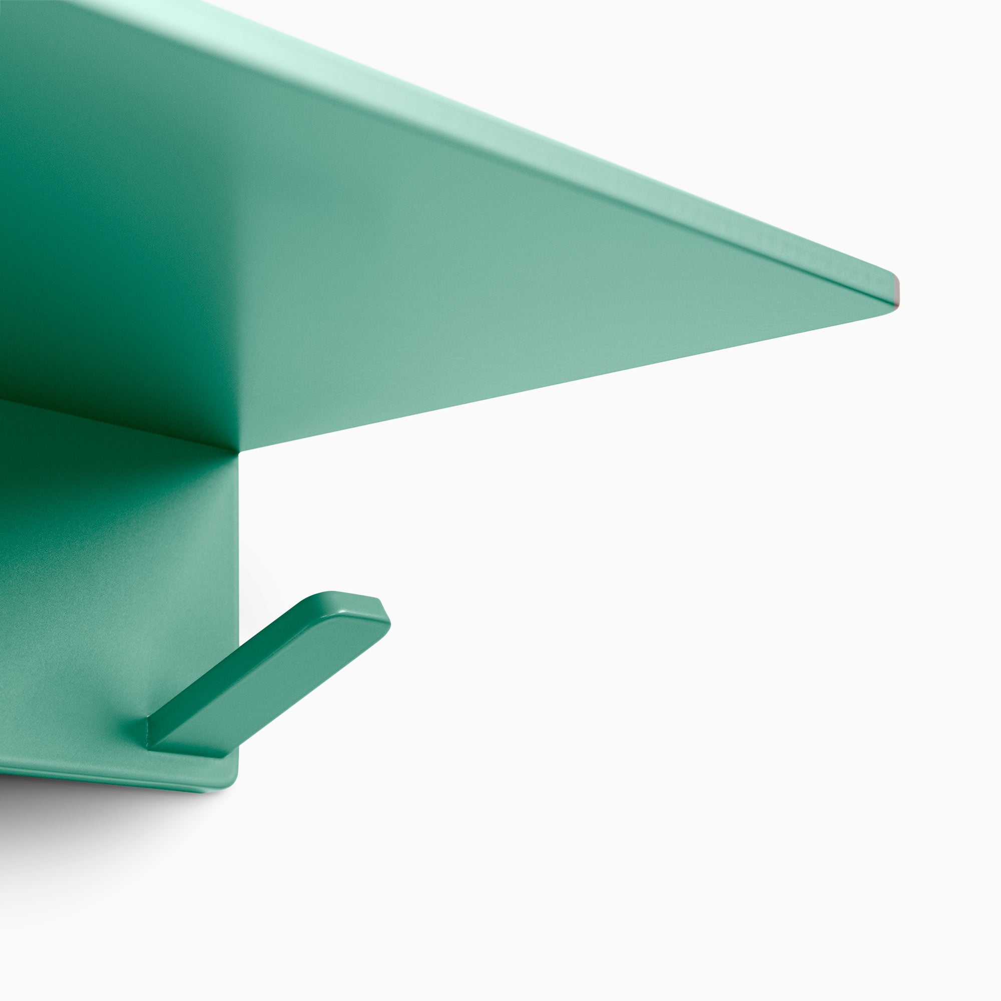 Tromso Steel Floating Shelf + Coat Rack — 24" length x 6" depth — clearance
