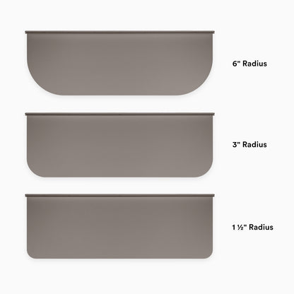 Tromso RADius FM5 Steel Floating Shelf