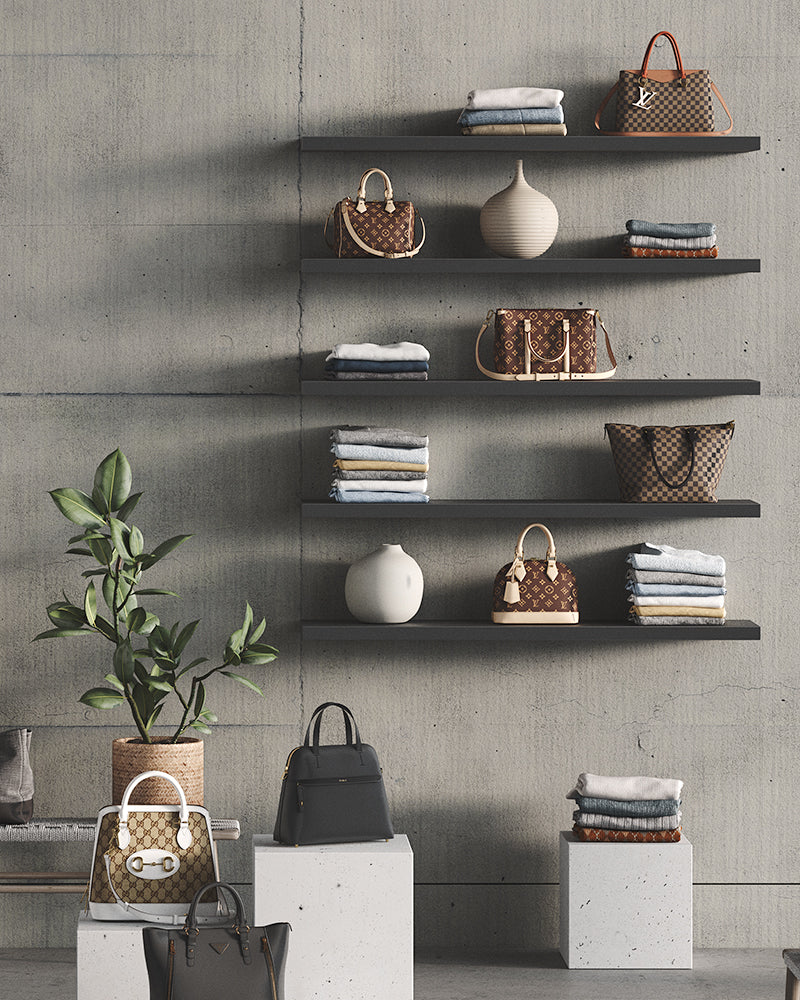 Clearance — Aksel Black Floating Shelf — 30" Length x 6" Depth x 1.75" Thick