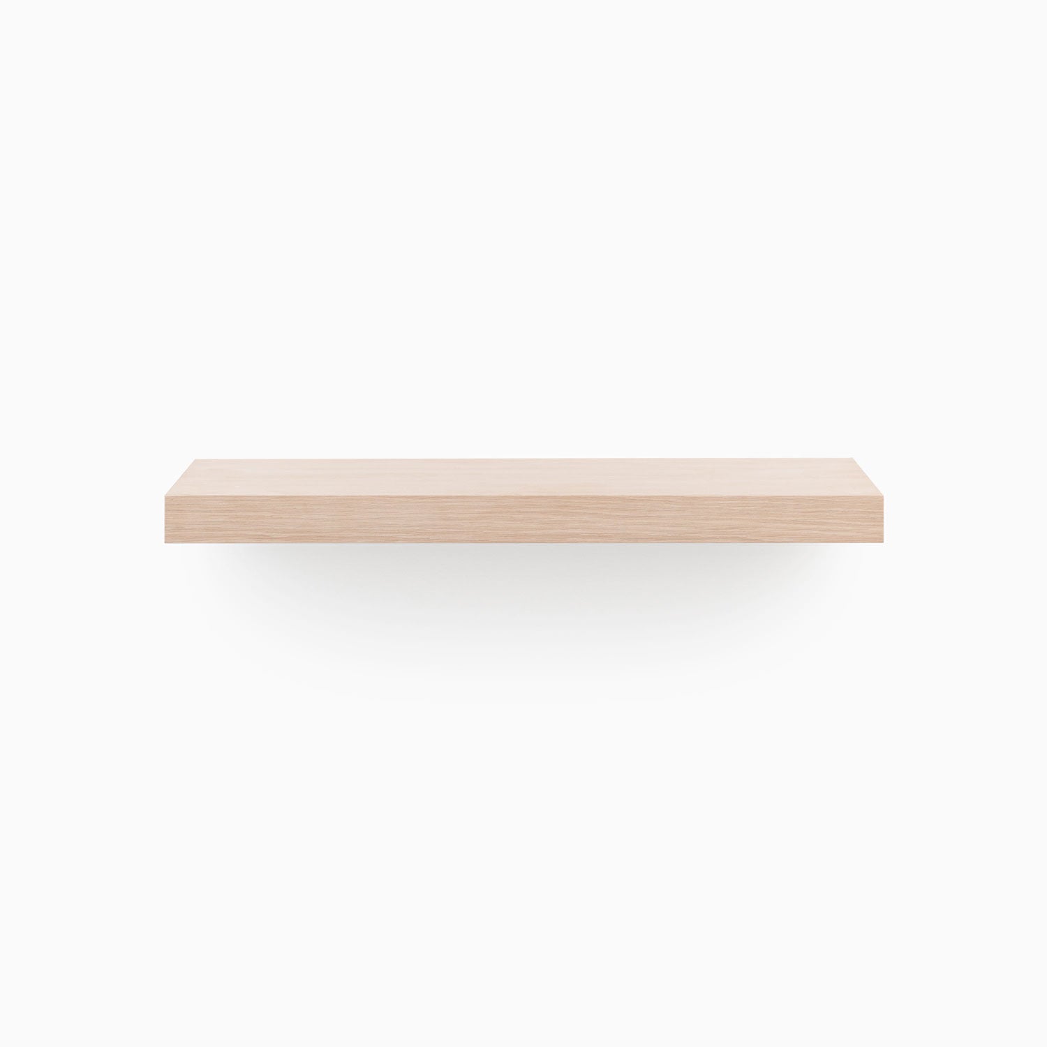 Aksel Glazed White Oak Floating Shelf