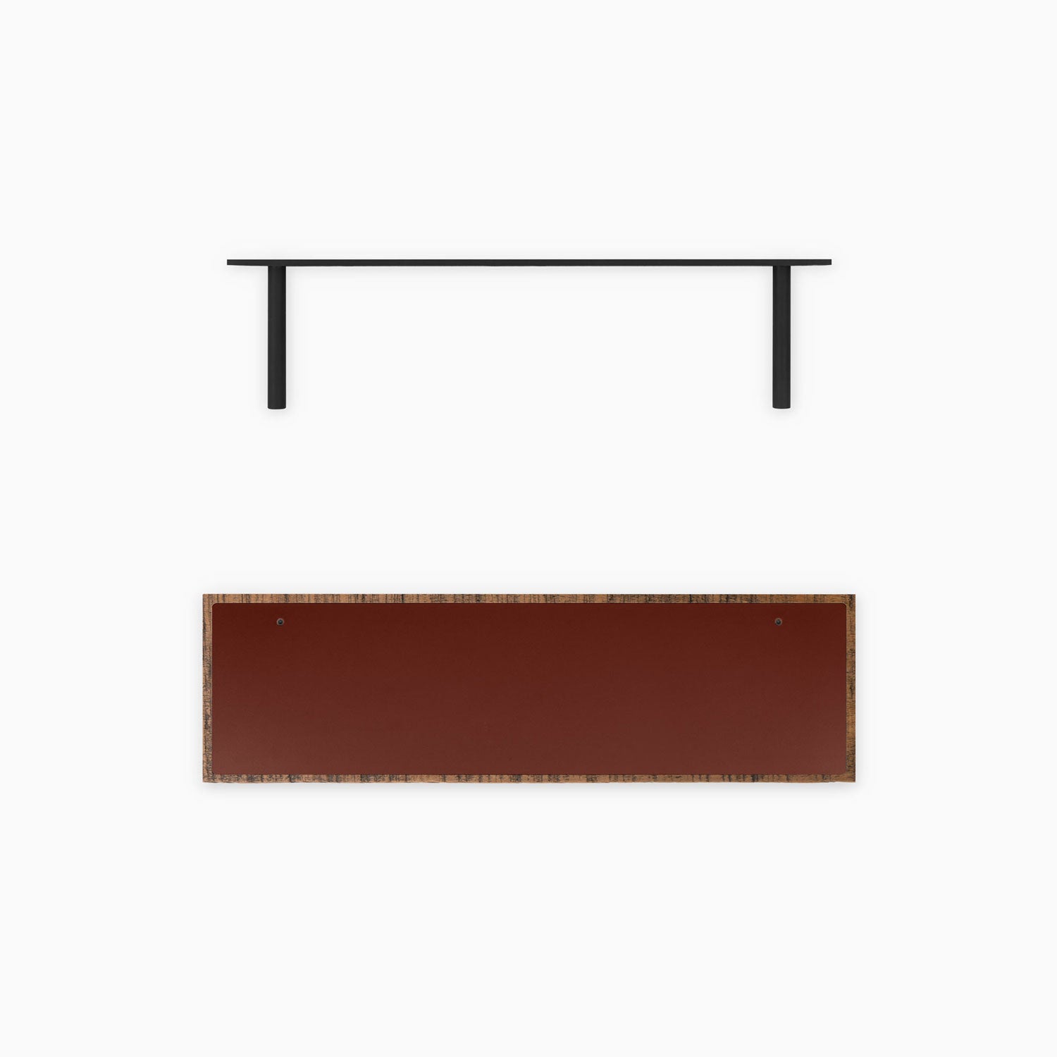 Aksel Inlay Nutmeg Rustic Floating Shelf