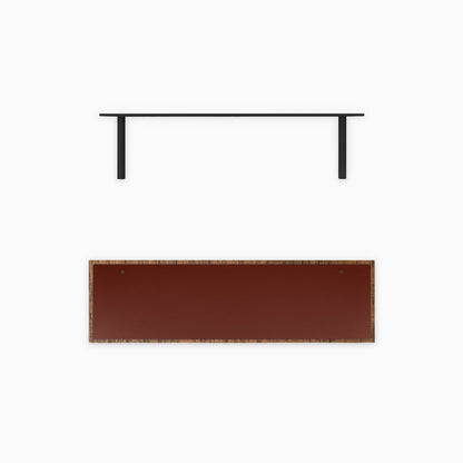 Aksel Inlay Nutmeg Rustic Floating Shelf