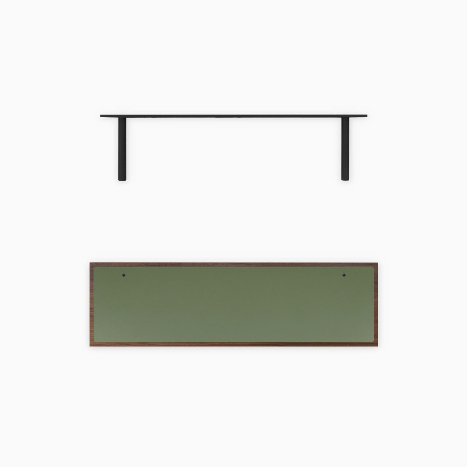 Aksel Inlay Walnut Floating Shelf