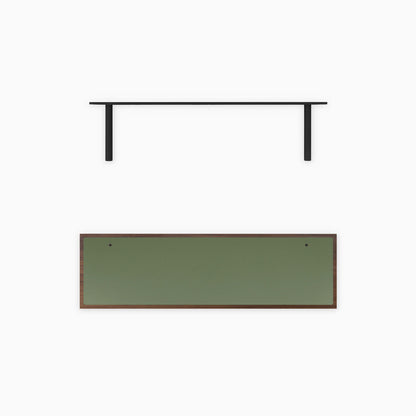 Aksel Inlay Walnut Floating Shelf