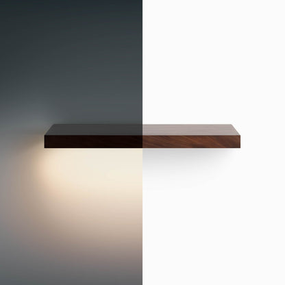 Aksel LED Dutch Mocha Floating Shelf