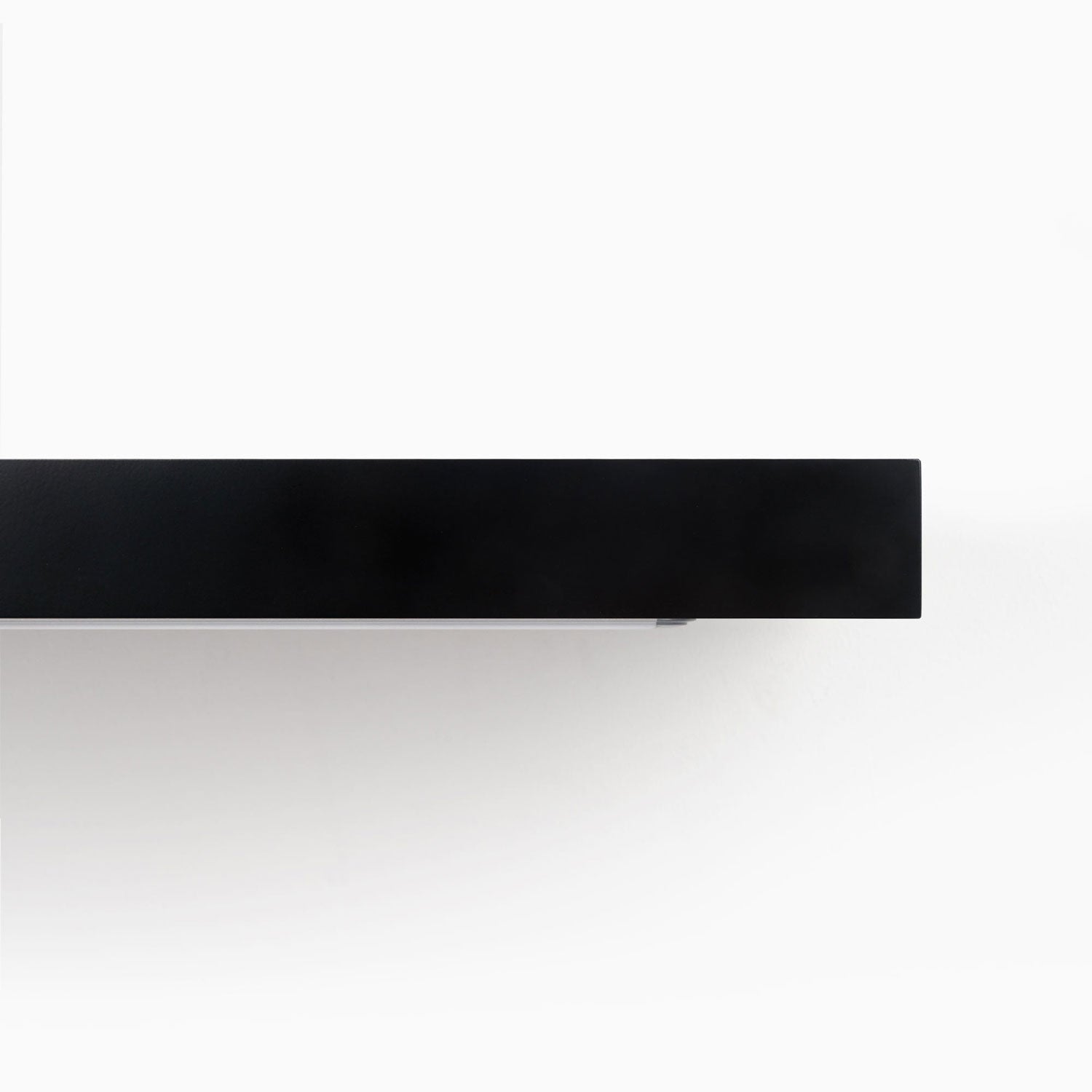 Aksel LED Black Floating Shelf