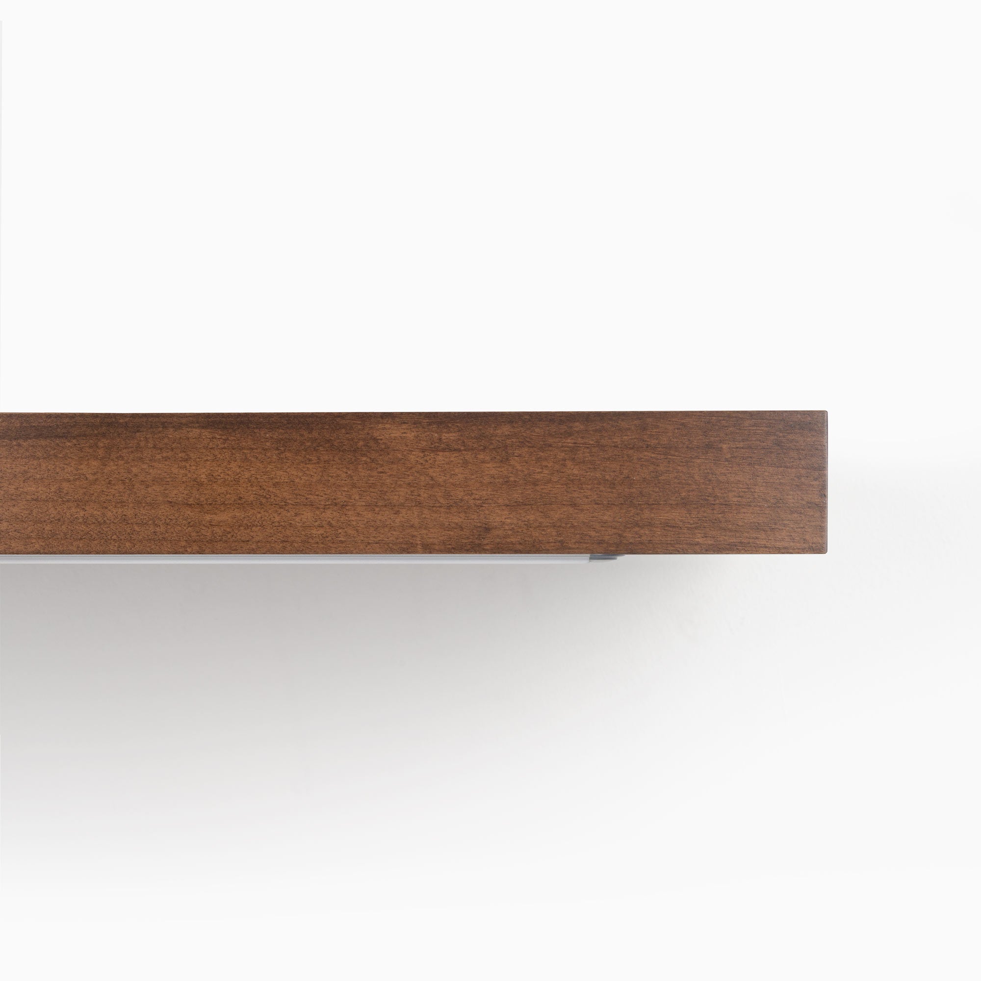 Aksel LED Espresso Floating Shelf