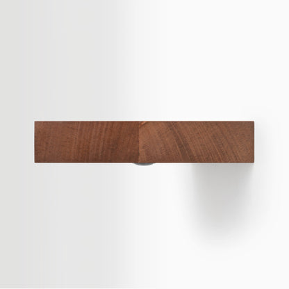 Aksel LED Mahogany Floating Shelf