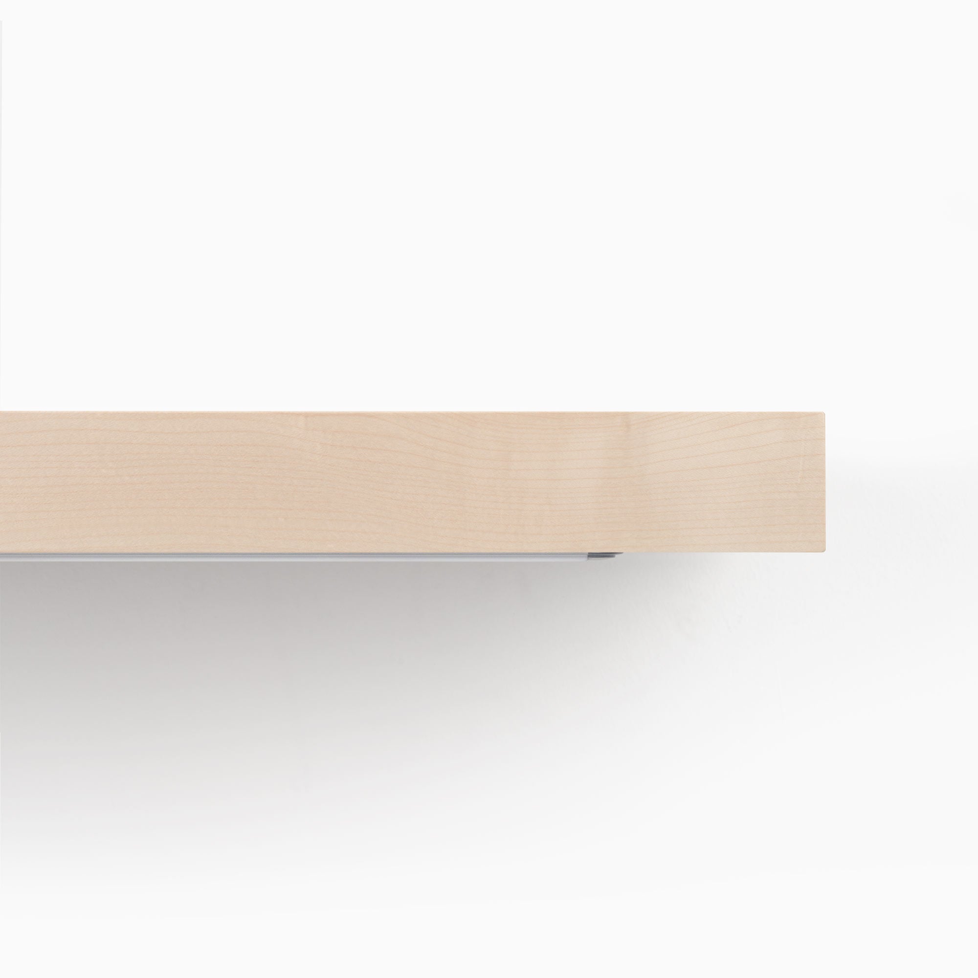 Aksel LED Maple Floating Shelf